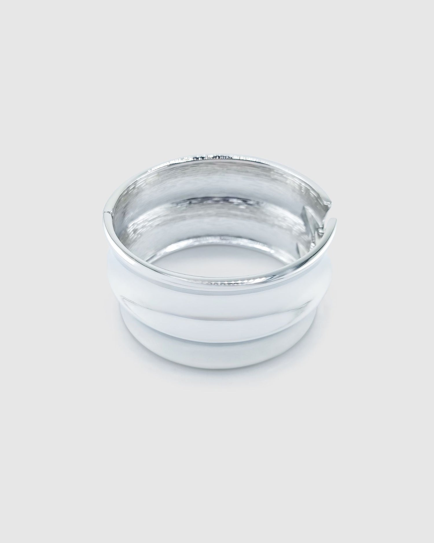 Izoa Tali Cuff Bangle Silver