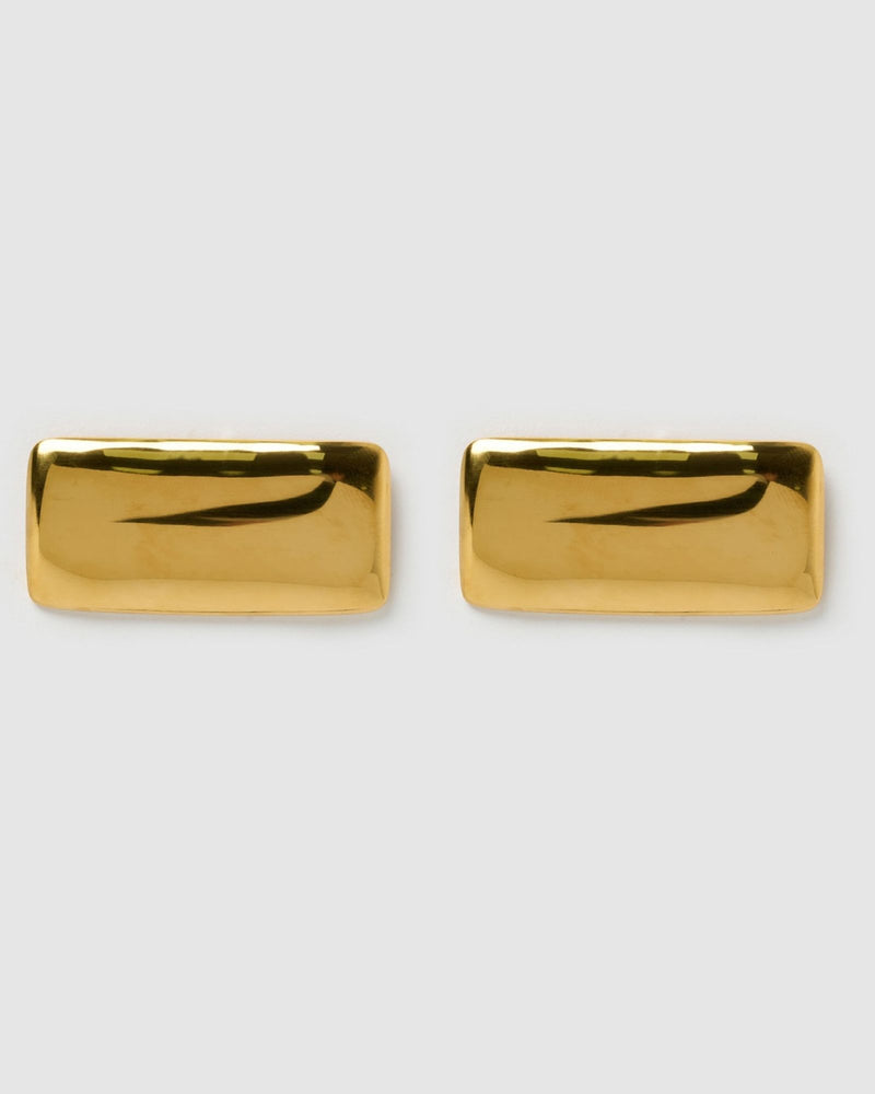 Izoa Tamara Stud Earrings Gold