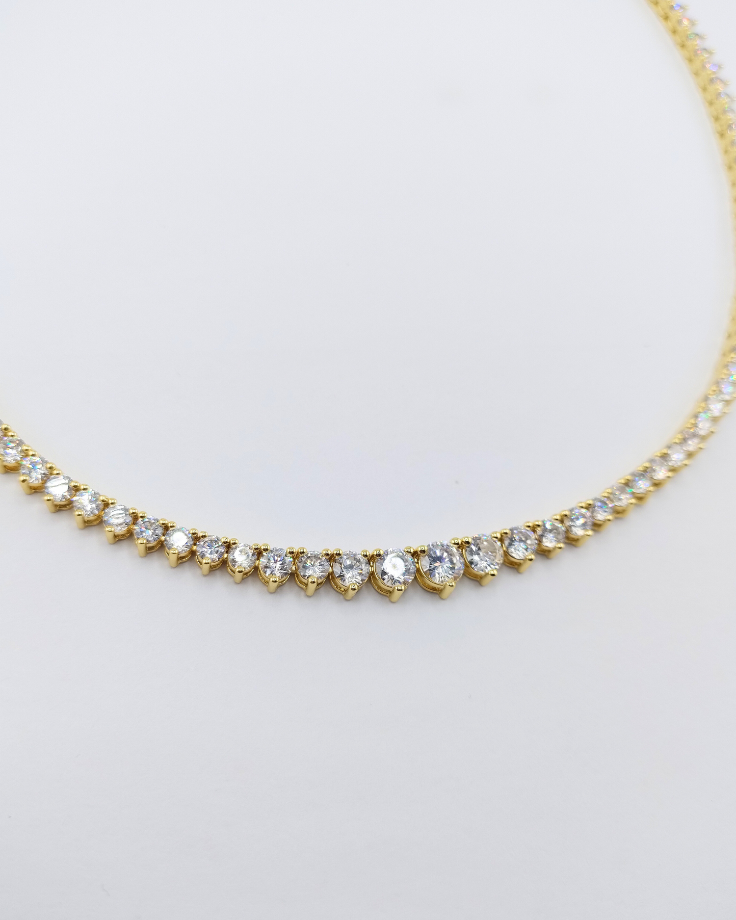 Izoa Taylor Tennis Choker Gold