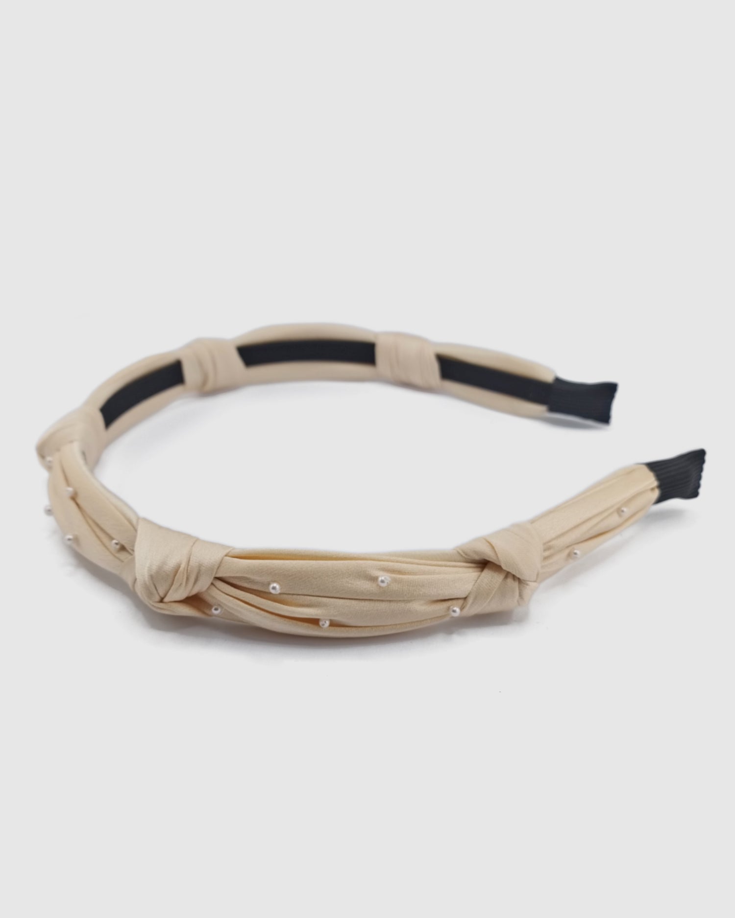 Izoa Zoey Pearl Headband Champagne