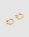 Izoa Candice Huggie Gold Pearl