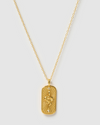 Izoa Alma Pendant Necklace Gold