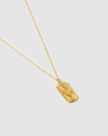 Izoa Alma Pendant Necklace Gold