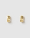 Izoa Celeste Mini Hoop Earrings Gold