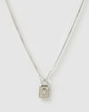 Izoa Cairo Necklace Silver Clear