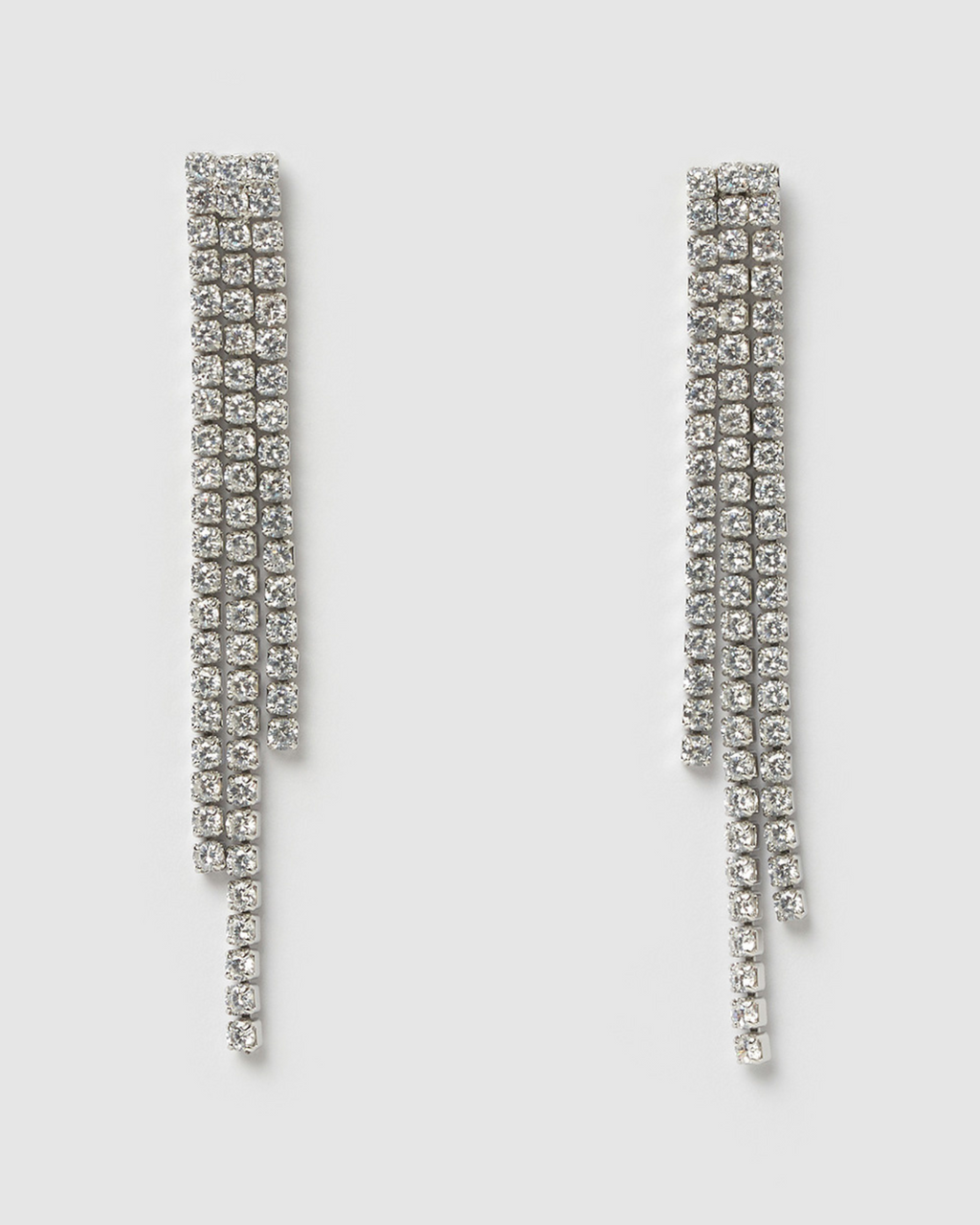 Izoa Annabelle Earrings Silver