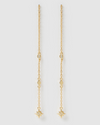 Izoa Lisa Thread Earrings Gold