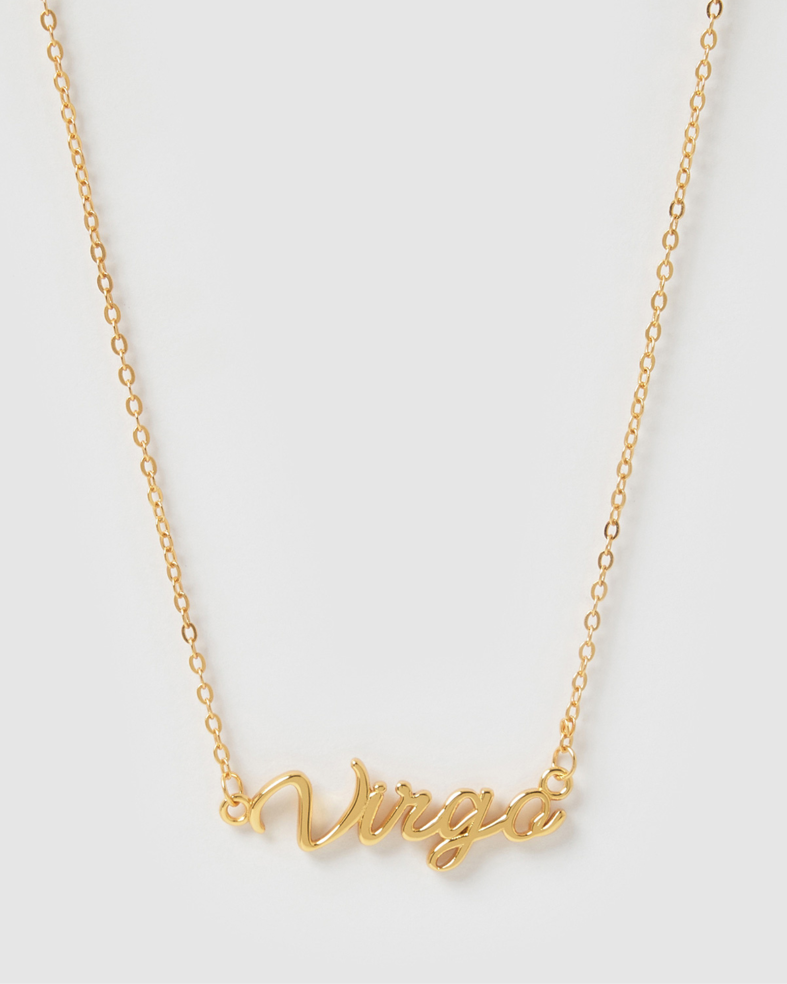 Virgo sales necklace gold