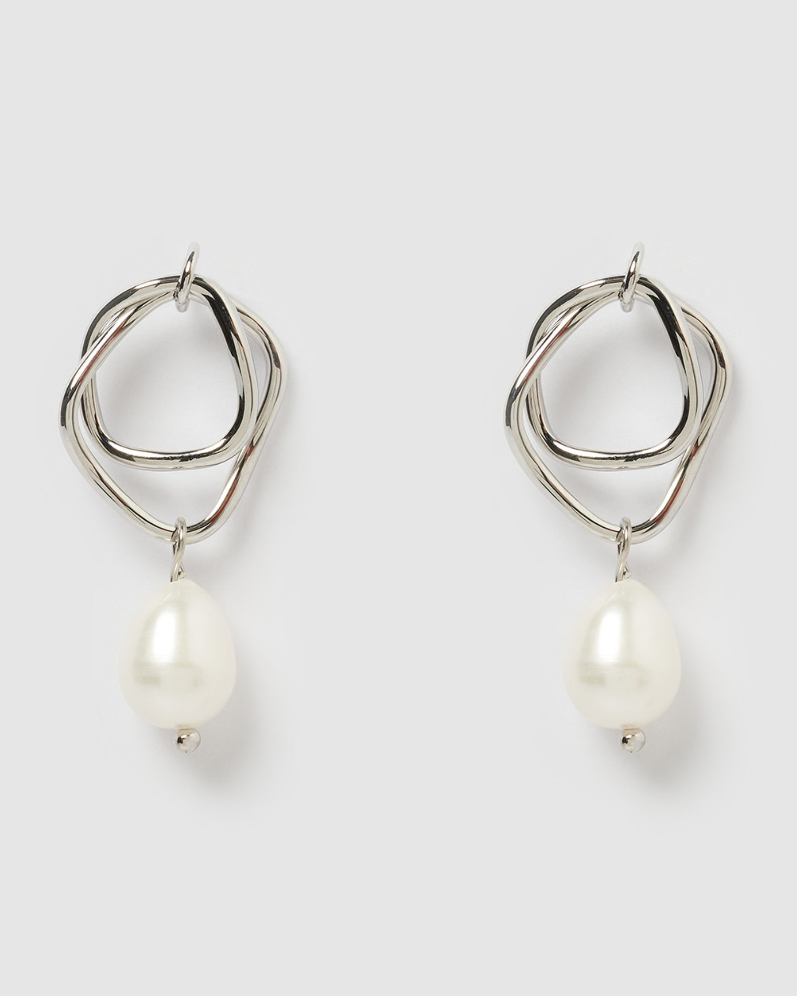 White serenity deals earrings
