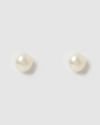 Izoa Calista Pearl Stud Earrings