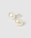 Izoa Calista Pearl Stud Earrings