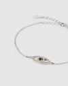 Izoa Arti Eye Bracelet silver