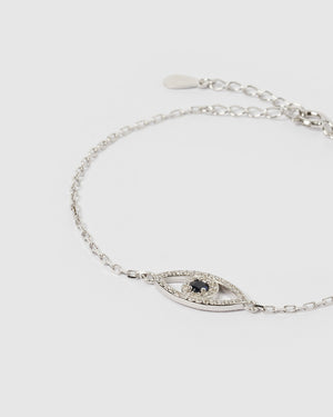 Izoa Arti Eye Bracelet silver