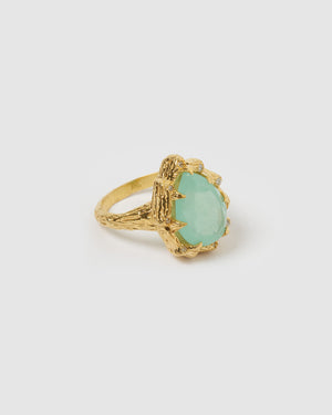 Izoa Aida Ring Gold Jade