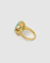Izoa Aida Ring Gold Jade
