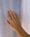 Izoa Jordy Ring Gold Clear