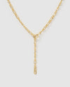 Izoa Anjelica Freshwater Pearl Necklace Gold