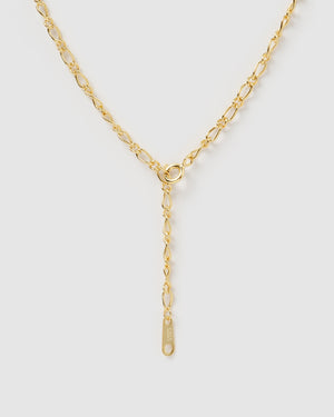 Izoa Anjelica Freshwater Pearl Necklace Gold