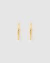 Izoa Ariyah Hoop Earrings Gold