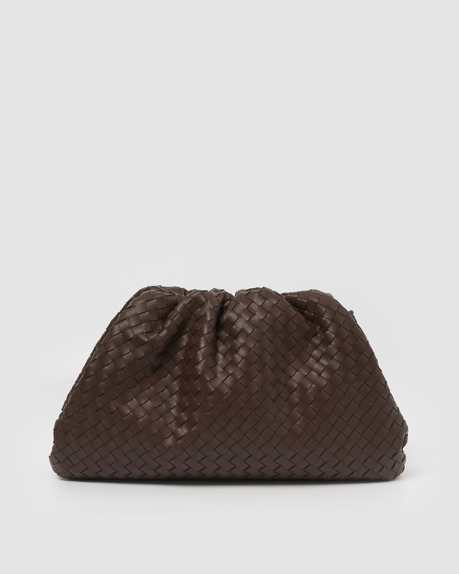 Izoa Vincenza Woven Bag Chocolate