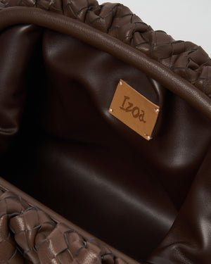 Izoa Vincenza Woven Bag Chocolate