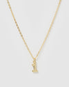 Izoa Number 1 Necklace Gold