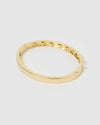 Izoa Snow Embellished Cuff Gold
