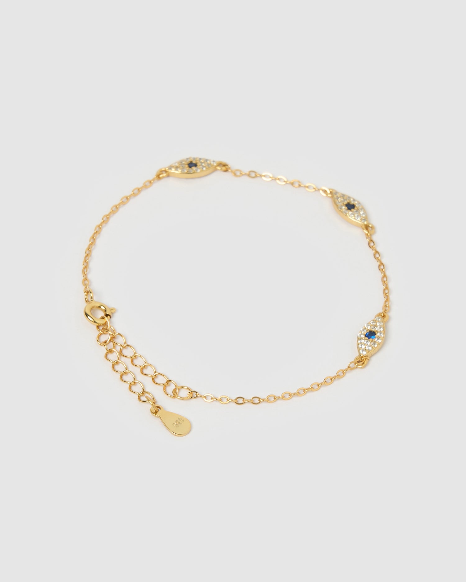 Izoa Jordana Eye Bracelet Gold