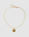 Izoa Khloe Necklace Freshwater Pearl Gold