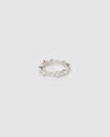 Izoa Lyla Ring Silver Clear