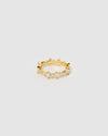 Izoa Lyla Ring Gold Clear