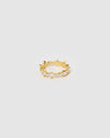 Izoa Lyla Ring Gold Clear