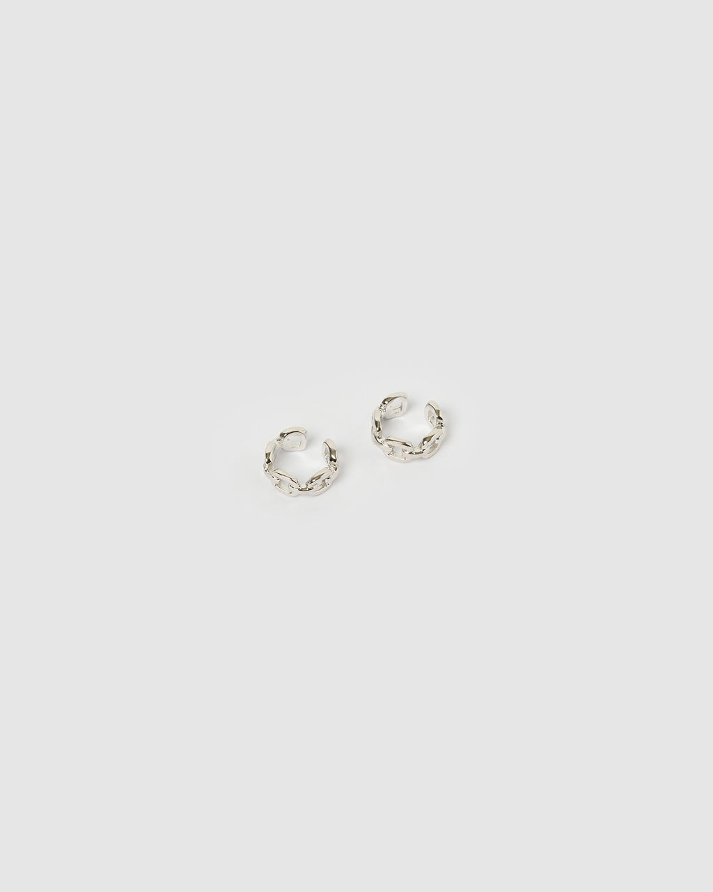 Izoa Gemma Ear Cuff Set Silver