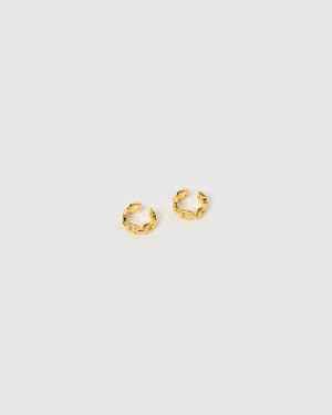 Izoa Gemma Ear Cuff Set Gold