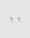 Izoa Gemma Ear Cuff Set Silver