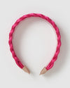 Izoa Gabriella Headband Hot Pink
