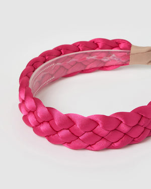 Izoa Gabriella Headband Hot Pink