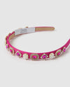 Izoa Zoe Headband Magenta