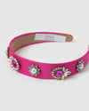 Izoa Jackie Headband Magenta