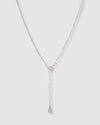 Izoa Cairo Necklace Silver Green