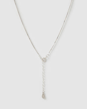 Izoa Cairo Necklace Silver Green