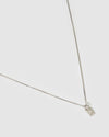 Izoa Cairo Necklace Silver Clear