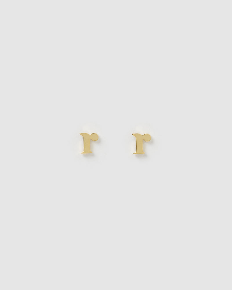 Letter r earrings hot sale