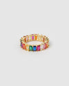 Izoa Jordy Ring Multi Gold