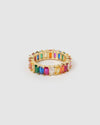 Izoa Jordy Ring Multi Gold