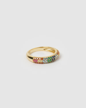 Izoa Riley Ring Multi Gold