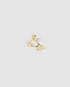 Izoa Brissy Star Earrings Gold