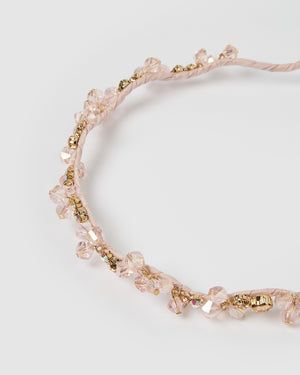 Izoa Naomi Headband Pink