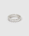 Izoa Jordy Ring Silver Clear