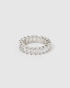 Izoa Jordy Ring Silver Clear